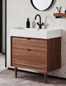 Brand New Boxed Bathstore Noir Craft 800mm Vanity Unit RRP £340 **No Vat**