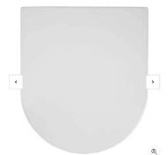 Brand New Boxed Bathstore Falcon Slim Toilet Seat - White RRP £55 **No VAT**