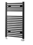 Brand New Boxed Bathstore Pisa Radiator Black Flat Towel Radiator 800 x 400 RRP £125 **No Vat**