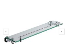 Brand New Boxed Bathstore Traditional Glass Shelf RRP £25 **No Vat**