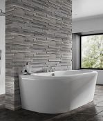 Brand New Bathstore Daintree Back to Wall Bath with Panel - 1700 x 800mm RRP £460 **No Vat**
