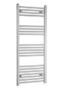 Brand New Boxed Bathstore Independent Chrome Flat Towel Radiator 1200 x 600 RRP £145 **No Vat**