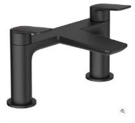 Brand New Boxed Bathstore Aero Deck Mounted Bath Tap - Matt Black RRP £130 **No Vat**