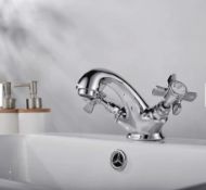 Brand New Boxed Bathstore Bensham 1895 Mono Basin Mixer - Chrome RRP £65 **No Vat**
