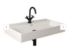 Brand New Boxed Bathstore Noir Veneto 800mm Basin RRP £220 **No Vat**