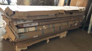 Brand New Pallet of Boxed Selection of Doors and Side Panels - Bathstore products **No Vat**