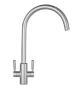 Brand New Boxed Bathstore Franke Ascona Tap - Silk Steel RRP £185 **No Vat**