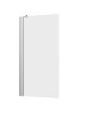 Brand New Boxed Bathstore Gleam Silver Fixed Bath Screen RRP £200 **No VAT**