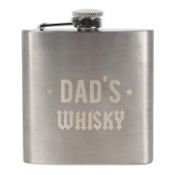 Stainless Steel Dads Hip Flask