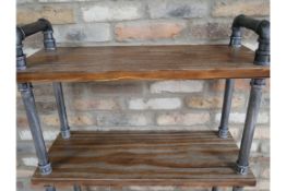 Industrial Pipe Shelves