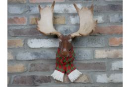 Moose Head Wall Sculpture