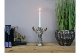 Stag Candle Holder