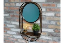 Swivel Mirror Wall Unit