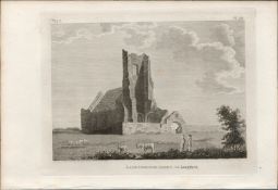 Lanesborough Abbey Co Longford F. Grose 1792 Antique Copper Block Engraving. The Print is Dated 1...