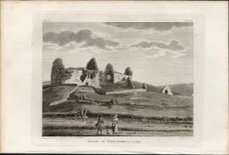 Ruins of Fenaugh Co Leitrim F. Grose 1794 Antique Copper Block Engraving.