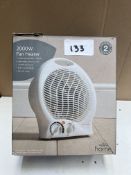 Morrisons Home Fan Heater. RRP £20 - GRADE U