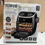 Tower 5 in 1 Manual Air Fryer Oven. RRP £250 - GRADE U