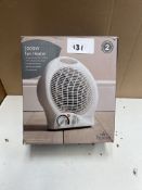 Morrisons Home Fan Heater. RRP £20 - GRADE U