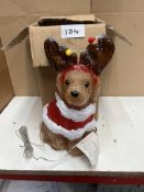 Light Up Christmas Dog Ornament/Decoration. RRP £50 - GRADE U