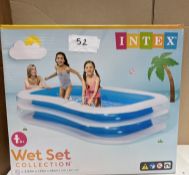 Intex Wet Set Collection Pool. RRP £50 - GRADE U