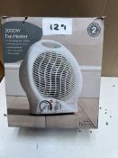 Morrisons Home Fan Heater. RRP £20 - GRADE U
