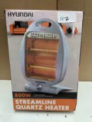Hyundai Streamline Quartz Heater. RRP £30 - GRADE U