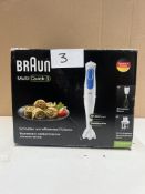 Braun Multi Quick 3. RRP £60 - GRADE U