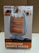 Hyundai Streamline Quartz Heater. RRP £30 - GRADE U