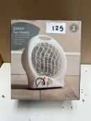 Morrisons Home Fan Heater. RRP £20 - GRADE U