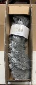 Silver Christmas Garland. RRP £15 - GRADE U