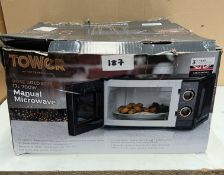 Tower Rose Gold Edition Manual Microwave. RRP £150 - GRADE U