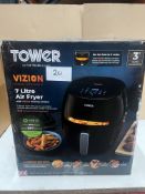 Tower Vizion 7L Air Fryer. RRP £200 - GRADE U