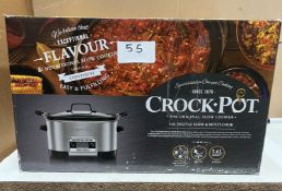 Crockpot 5.6L Digital Slow & Multicook. RRP £200 - GRADE U