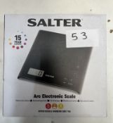 Salter Arc Electronic Scale. RRP £30 - GRADE U