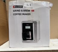 Hauswirt Grind and Brew Coffee Maker. RRP £150 - GRADE U
