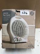 Morrisons Home Fan Heater. RRP £20 - GRADE U
