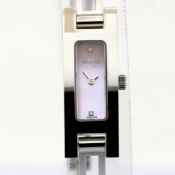 Gucci / 3900L Diamond Dial, Mother of pearl - (Unworn) Ladies Steel Wrist Watch