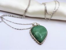 Artisan Gemstone Pendant Necklace Sterling Silver With Gift Box