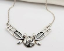 Vintage Mackintosh Necklace Sterling Silver Hallmarked