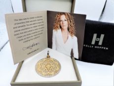 K By Kelly Hoppen Gold Silver Pendant With Presentation Box & Certificate