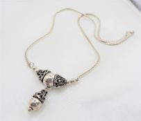 Hand Made Sterling Silver Necklace With Gift Box