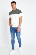 45 x Colour Block Polos