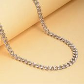 NEW! Cuban Link Curb Chain in Stainless Steel