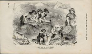 London Victorian Rubbish Yard Scavengers Antique 1864 Henry Mayhew Print