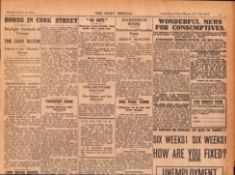 Irish War of Independence News Reports Black & Tans, Hunger Strikes 1920-7