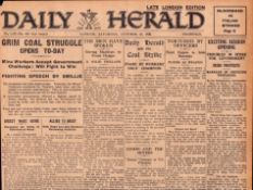 Irish War of Independence News Reports Black & Tans, Hunger Strikes 1920-6