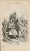 London Victorian Petticoat Lane View Antique 1864 Henry Mayhew Print