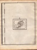 Scilly Isles St Martins, St Marys, John Cary's Antique George III 1794 Map.