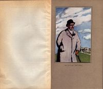 “The Country Gentleman” Antique 109 Years Old Jack B Yeats Colour Book Plate.