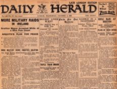 Irish War of Independence News Reports Black & Tans, Hunger Strikes 1920-2
